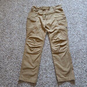 Helikon Tex Pants Mens 34 x 30 Outdoor Tactical Khaki Nylon Stretch Outback